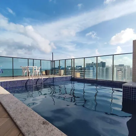 Gales De Pajucara 703 Conforto, Piscina Na Cobertura, Wifi 350 Mbps E A 50M Da Praia! Maceio (Alagoas) Exterior photo