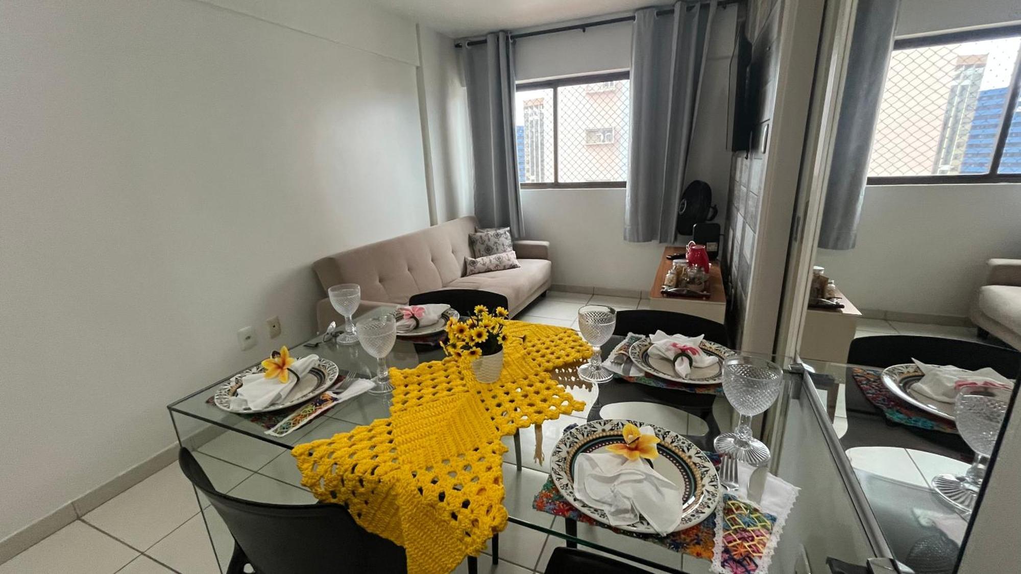 Apartamento Gales De Pajucara 703 Conforto, Piscina Na Cobertura, Wifi 350 Mbps E A 50m Da Praia! *